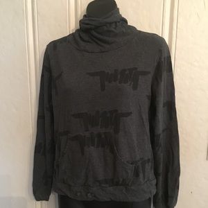 Nikita Snowboard Grey Hoodie Small